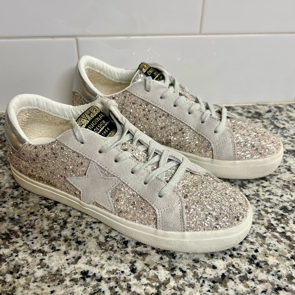 Vintage Havana Sliver Glitter Shoes